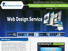 Tablet Screenshot of netmarketingplans.com